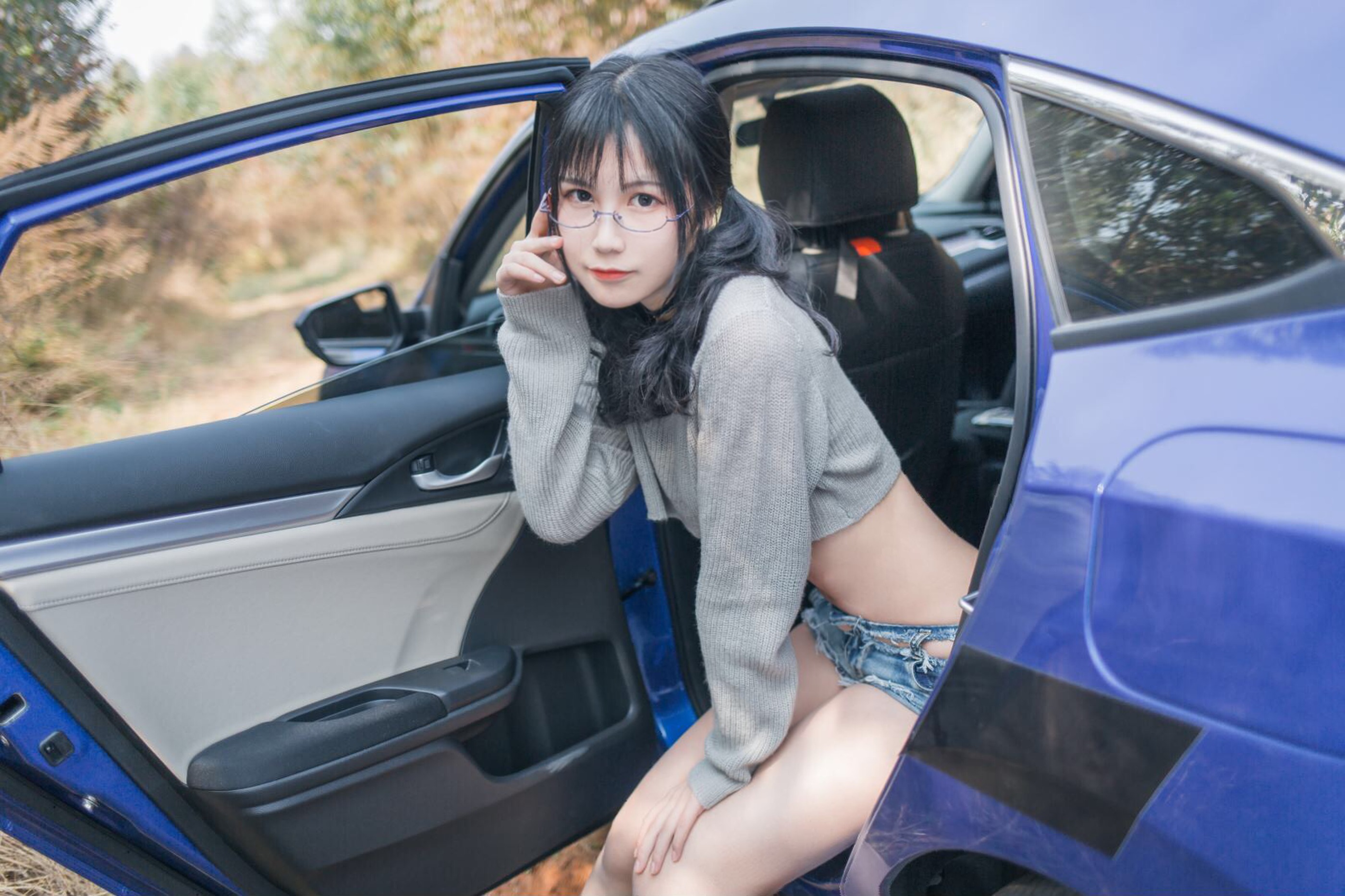 图片[1]-逐月 – NO.007 Su 车内篇 [45P]-XikXak